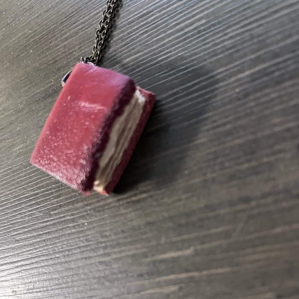 Book necklace